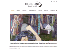 Tablet Screenshot of heliclinefineart.com